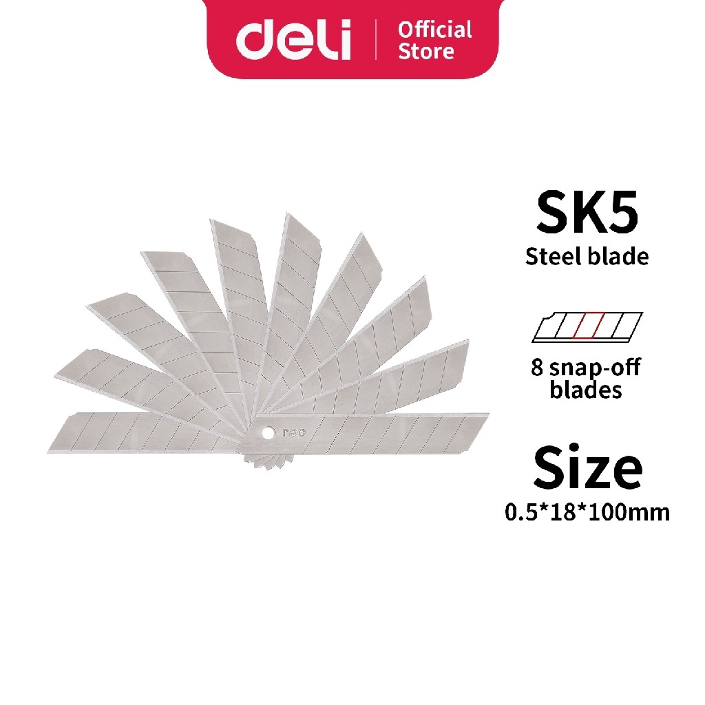 

Deli Isi Ulang Mata Pisau Cutter Alat Tulis Kantor dan Sekolah E2011