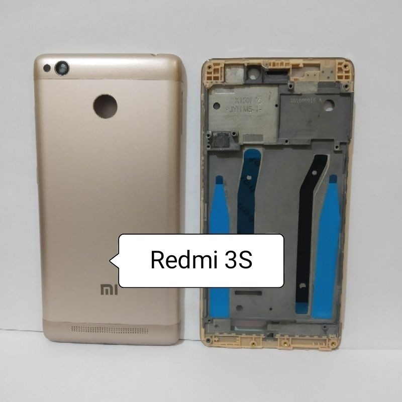 COD Cessing Haising Fullset Frame Xiaomi Redmi 3S Redmi 3 pro Backdor + Frame tulang tengah