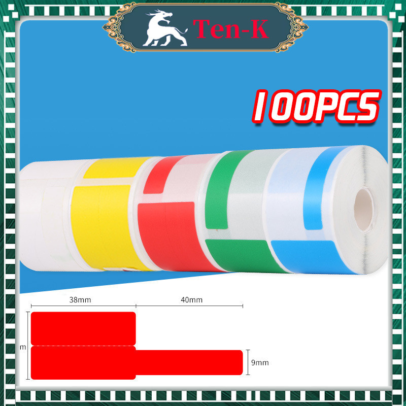 

100Pcs Stiker Label Penanda Kabel Jaringan / Cable Label Stikers Anti Air