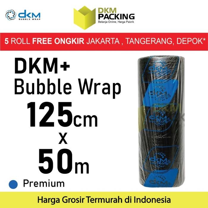 

Plastik BubbleWrap 125cmx50m DKM PLUS BUBBLE WRAP BERWARNA MURAH ROLL - Hitam Premium