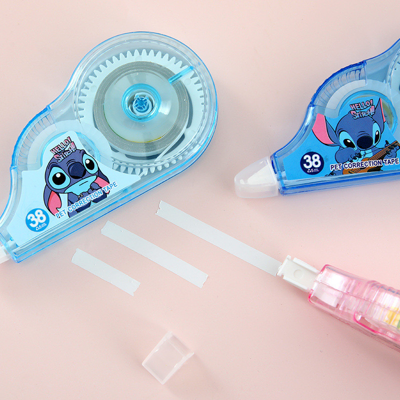 

6/24pcs 5mm*5M Cartoon Disney Stitch Correction Tape Promotional Stationery Gift School Office Supplies