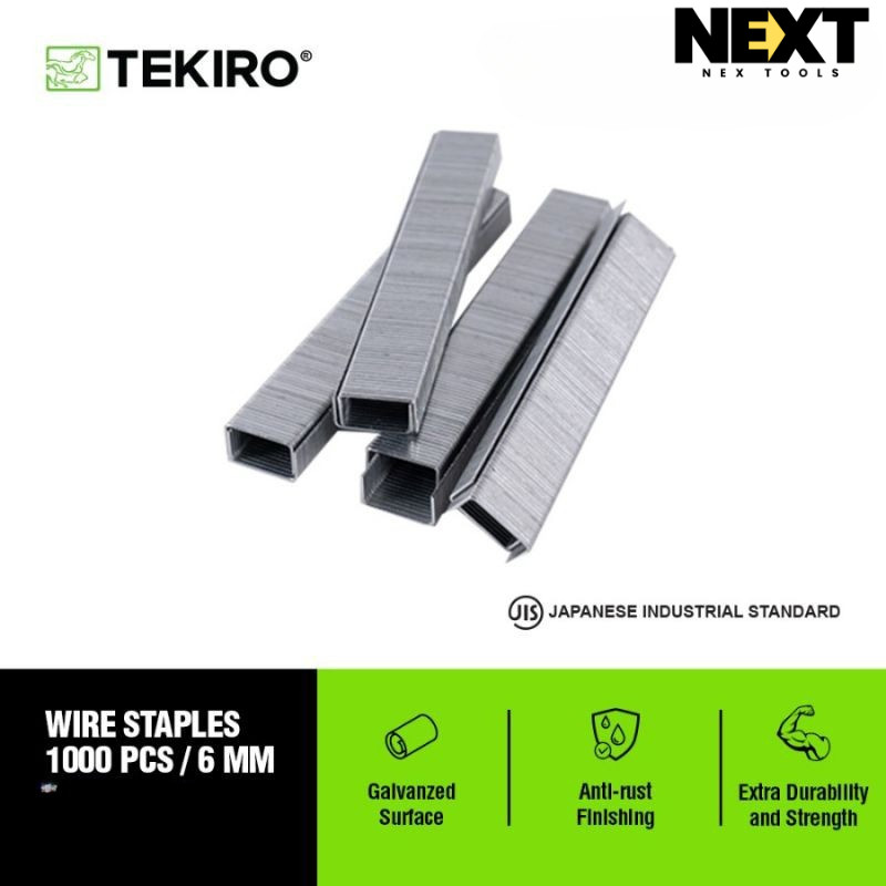 

TEKIRO REFILL STAPLES GUN – KLEM TEMBAK UNTUK KAYU & MULTIGUNA – NEX TOOLS