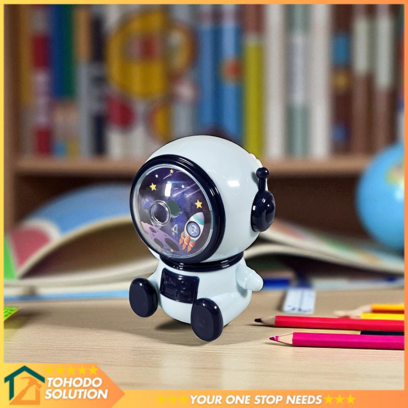 

Rautan Pensil Manual Pencil Sharpener Mini Astronaut - 18117