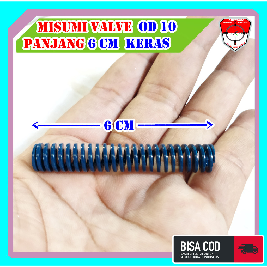 _N$ Per Valve Biru Od 10 Panjang 6 Cm untuk Kesetabilan