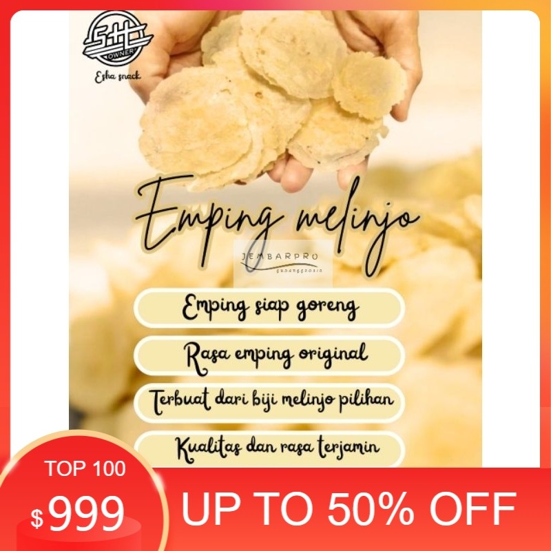 

emping melinjo mentah 1kg