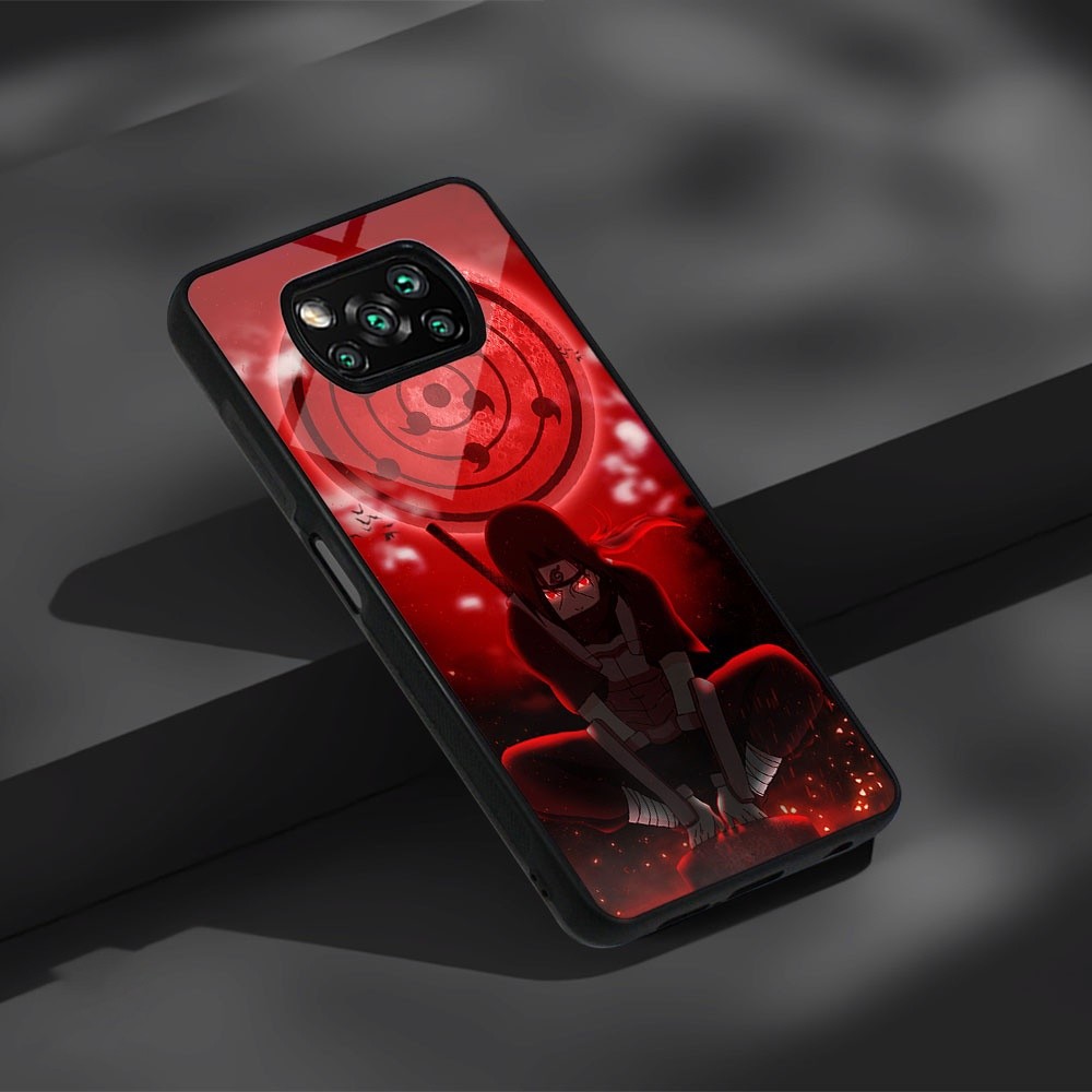 Custom case Glossy Poco X3 Pro Nfc |FR62| Xiaomi Poco x3 Tpu Efek Kaca Anime Naruto DESIGN PREMIUM