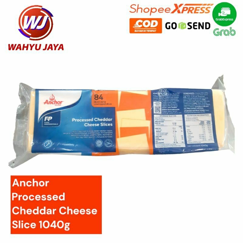

Anchor Processed Cheddar Cheese Slice 1040g
