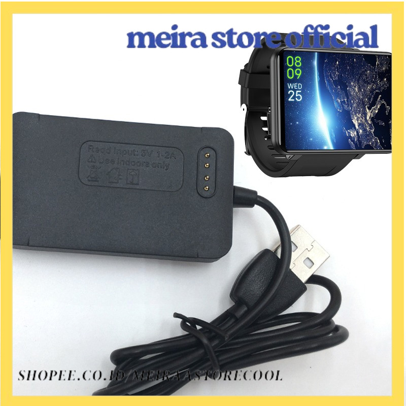 dm100 smart watch original charging dock base charger cable for LEMT 4g Smartwatch data Cable adapte