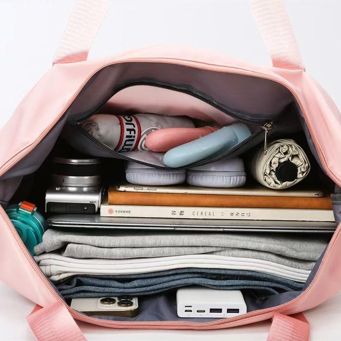 Missoofficial.id TS3T1550 Tas Koper Lipat Jinjing Travel Bag Duffel 3 Tingkat Portable Hand Carry Wa