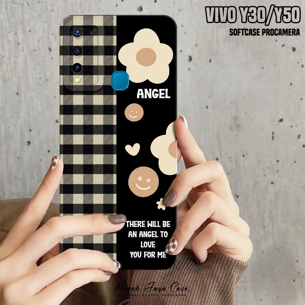 Casing Hp VIVO Y30/Y50 - Case Hp VIVO Y50/Y30 Motif BUNGA - Mika Hp - Cover Hp - Softcase Hp VIVO Y5