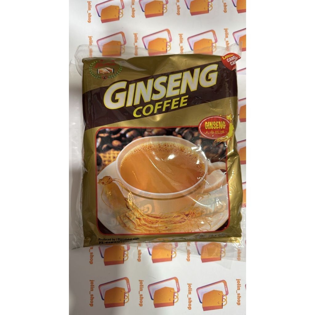 

Kopi Ginseng cap salam @ 20 x 20 gram (Bonus 1 buah Cangkir )