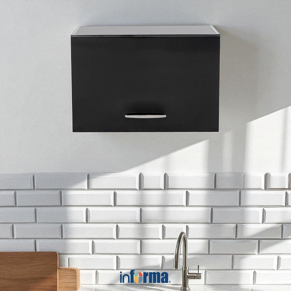Informa Denver Kabinet Dinding Dapur 60X30X40 cm - Hitam Lemari Dapur Rak Dapur Cabinet Kitchen Kitc