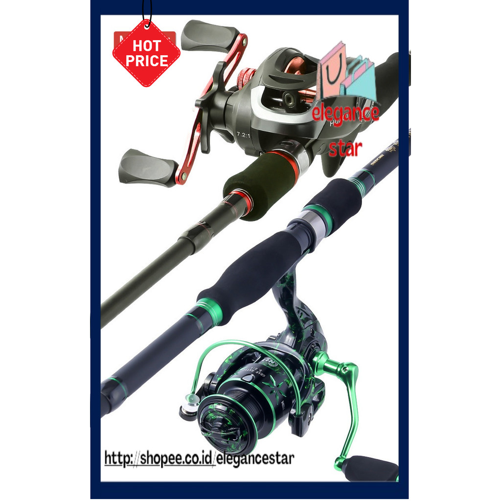 HLUR Super Hard Rod Stick Carbon Fiber Spinning Rod Telescopic Fishing Rod 1.8M 2.1M Casting Lure Fe