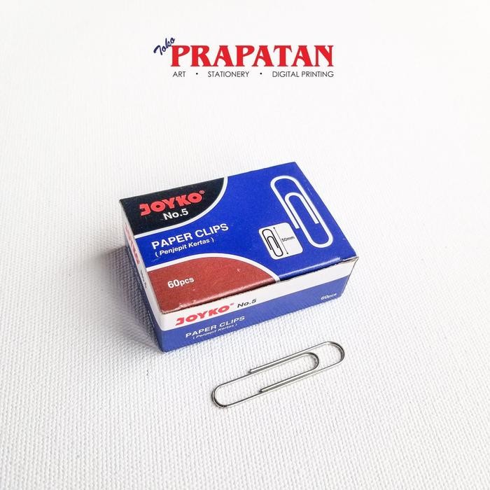 

Paper Clip / Klip / Penjepit Kertas Joyko no 5 - Warna
