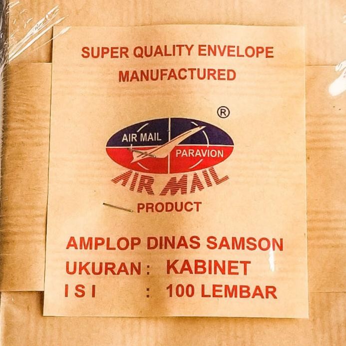 

Amplop Coklat Polos Kabinet Air Mail / Amplop Dinas Samson