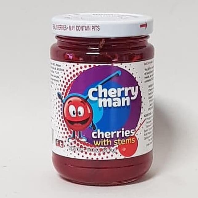 

Cherryman Red Cherries with stems/Buah Cherry dengan tangkai 283gr