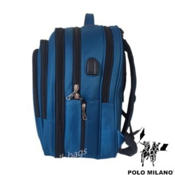 TERLARIS Tas Ransel Pria Tas Pollo Milano 88372 Tas Ransel Polo Dewasa Terbaru 2024 (TPH) Tas Polo