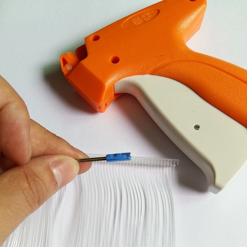 

1 set Tag Gun + 1000 or 5000pcs 75mm Tag Barbs Garment Standard Label Price Tagging Tag Gun Machine Standard barbs