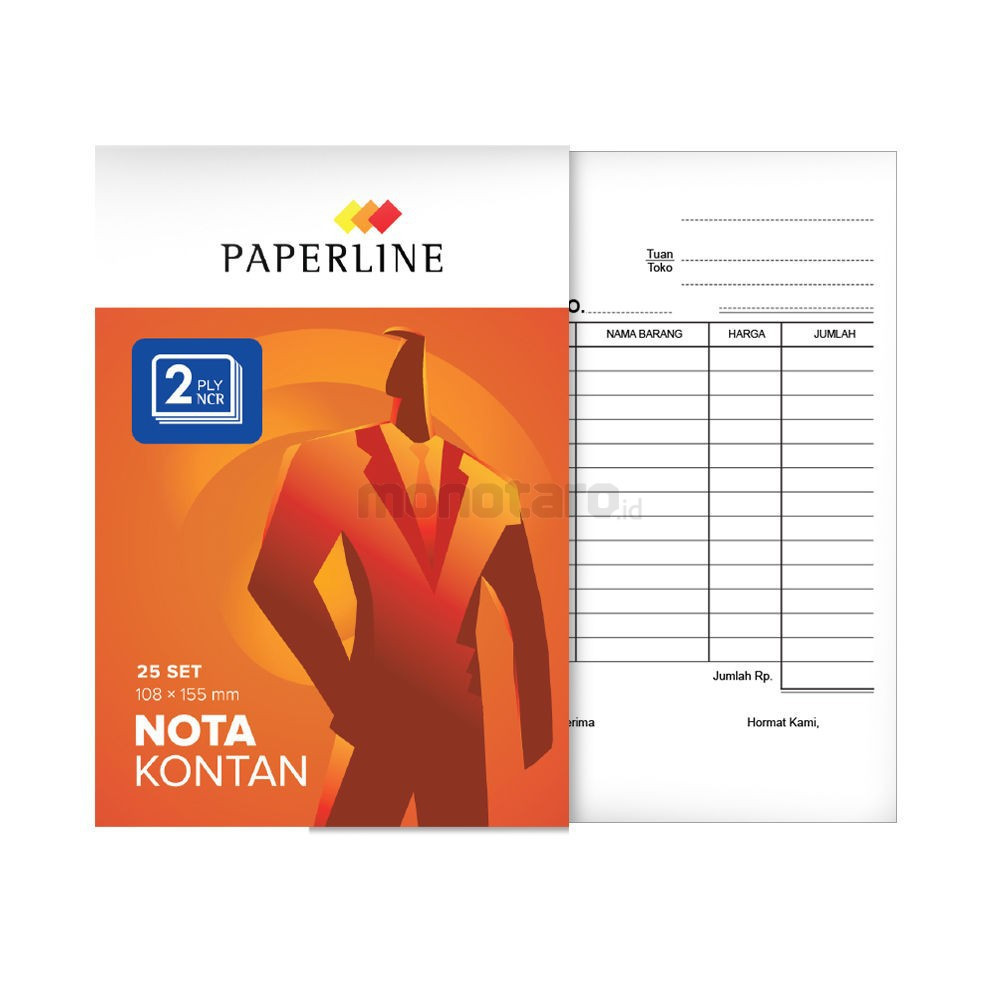

Paperline Buku Nota Kontan Kecil 2 Ply 108 x 155 mm - MY