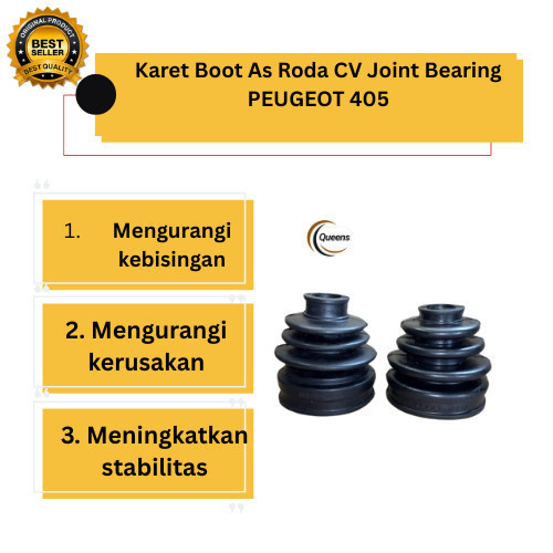 Karet Boot As Roda CV Joint Bearing PEUGEOT 405