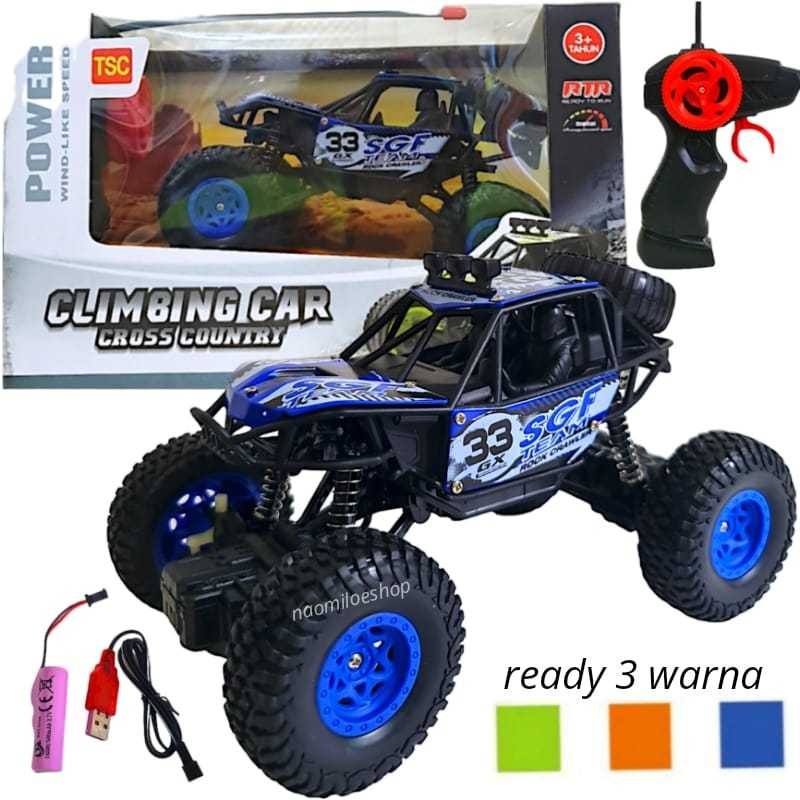 Mobil Remote Kontrol Rc Super High Speed Climbing Car mainan mobil JEEP OFFROAD