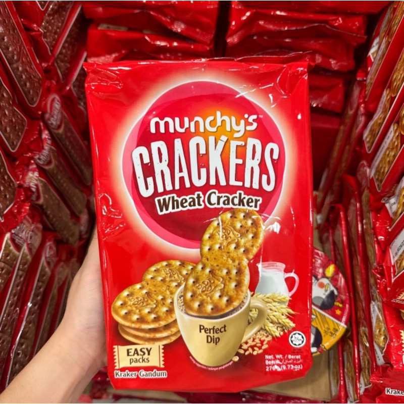 

MUNCHYS munchys WHEAT CRACKERS 276gr / CREAM CRACKERS 300gr