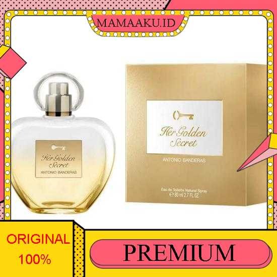 Premium Parfum Original - Antonio Banderas Her Golden Secret Women EDT 80ml Mama