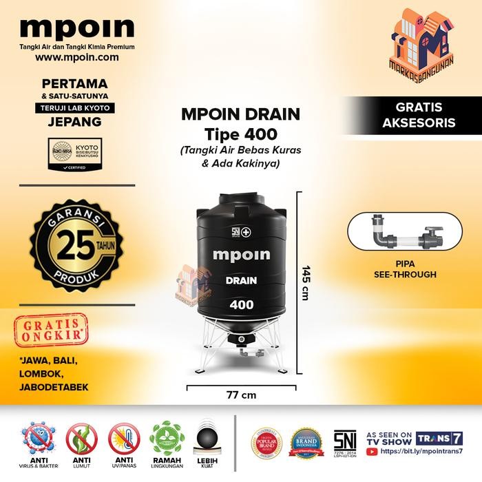 Tangki MPOIN Drain 400 Liter

