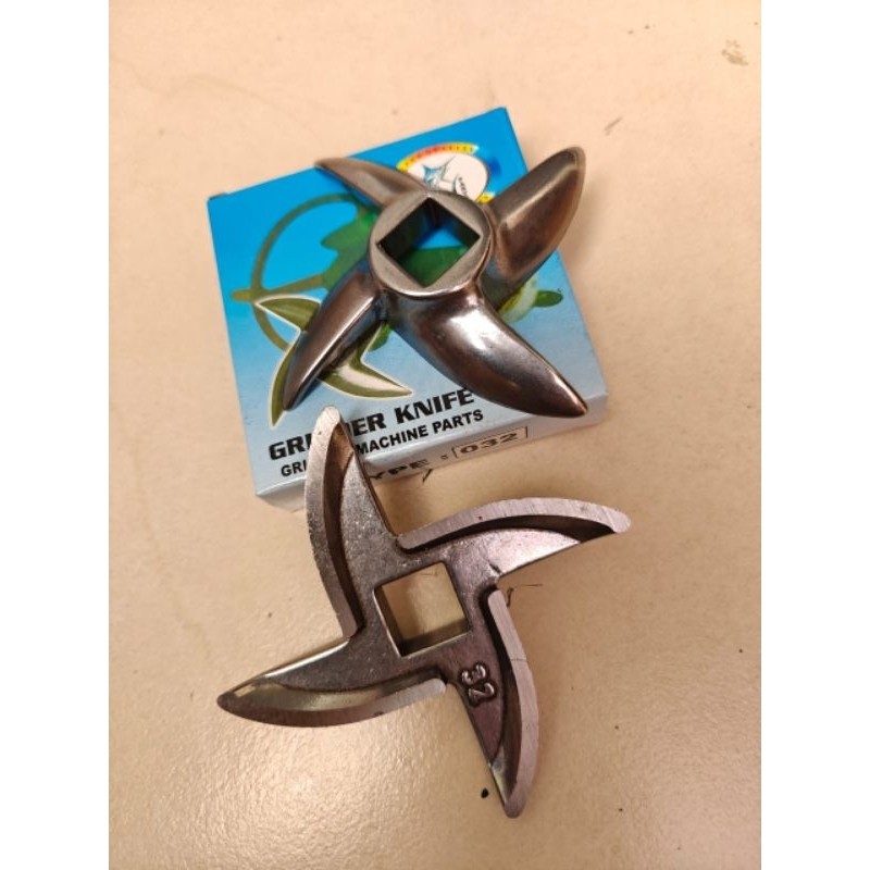 Pisau Daging Baja No.32 / Pisau Gilingan Daging Baja Stainless No.32
