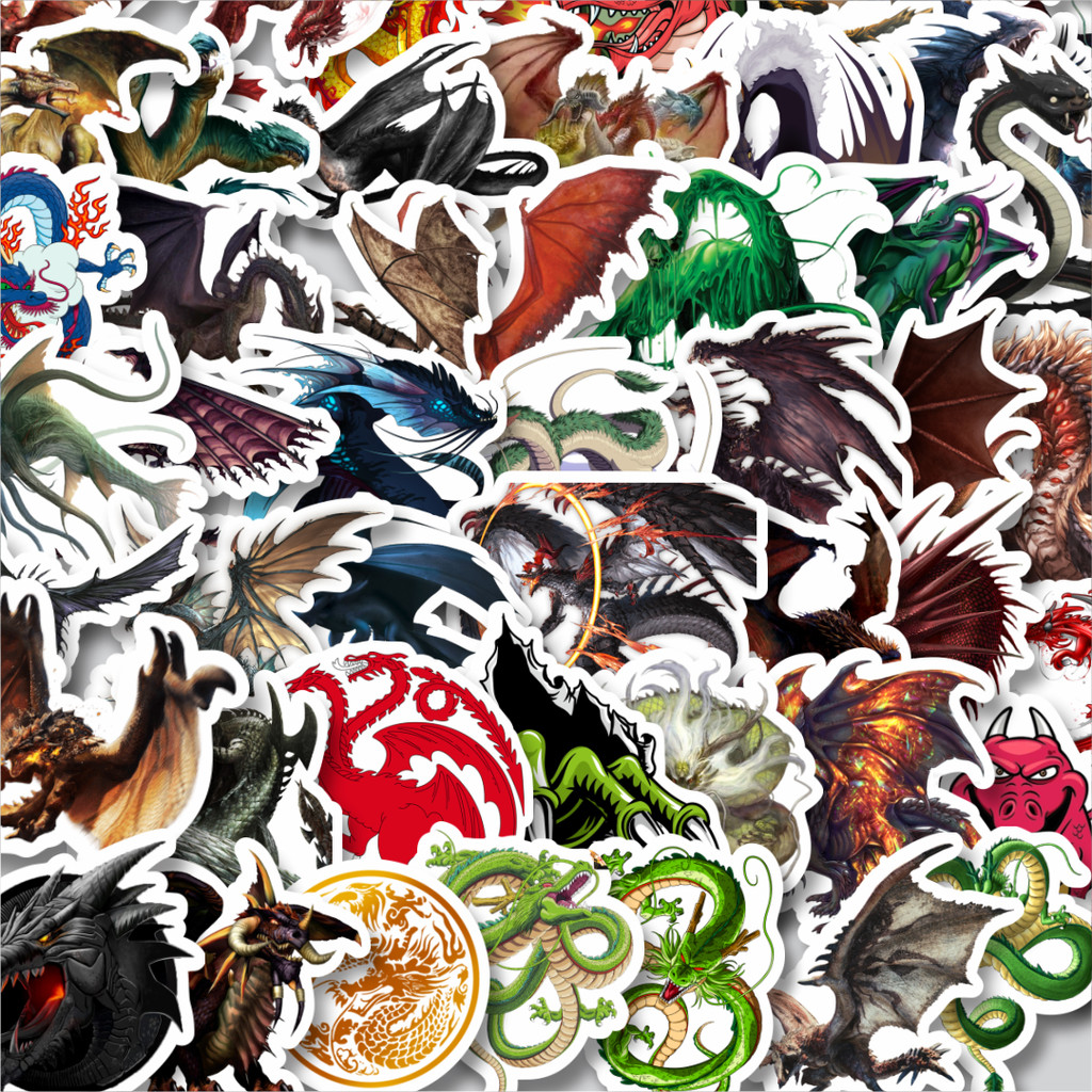 

Stiker Cutting Pack Stiker Dragon Illustration Mix 2 [Ilustrasi Naga] Isi 100Pcs Series Aesthetic Lucu Keren Untuk Koper Bahan Vynil