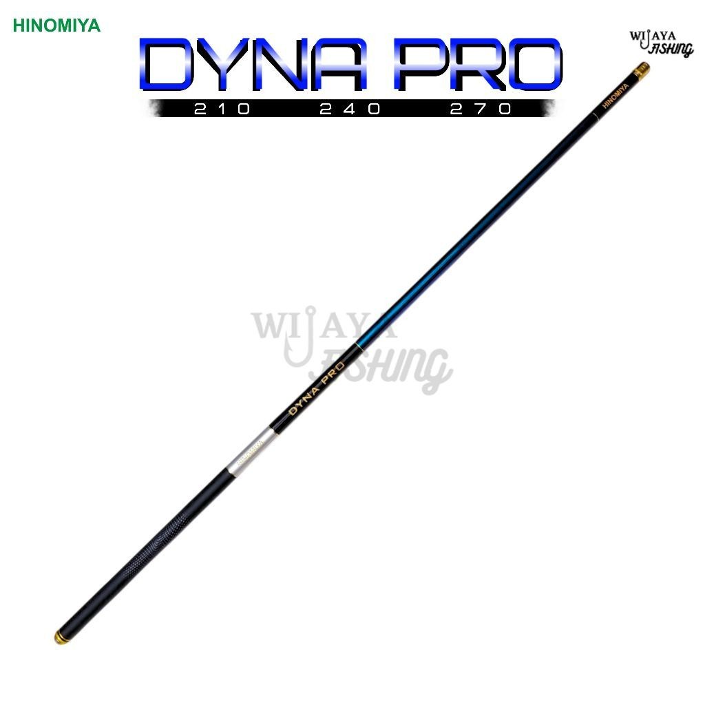 WF Joran Tegek HINOMIYA Dyna Pro 210 240 270 Carbon Pole Mancing Kolam Ujung Solid Wijaya Fishing
