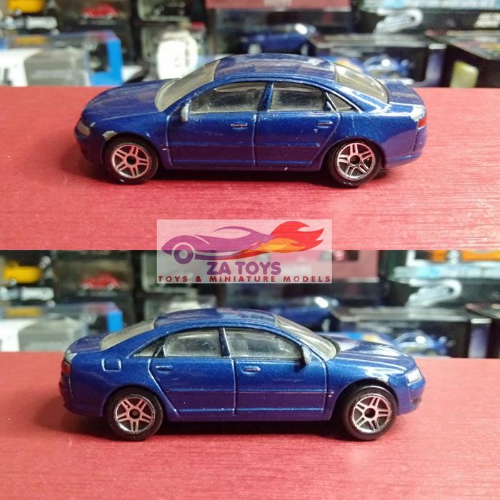 EX99... Diecast Audi A8 Sedan Biru Loose Junk by Realtoy Skala 1:60
