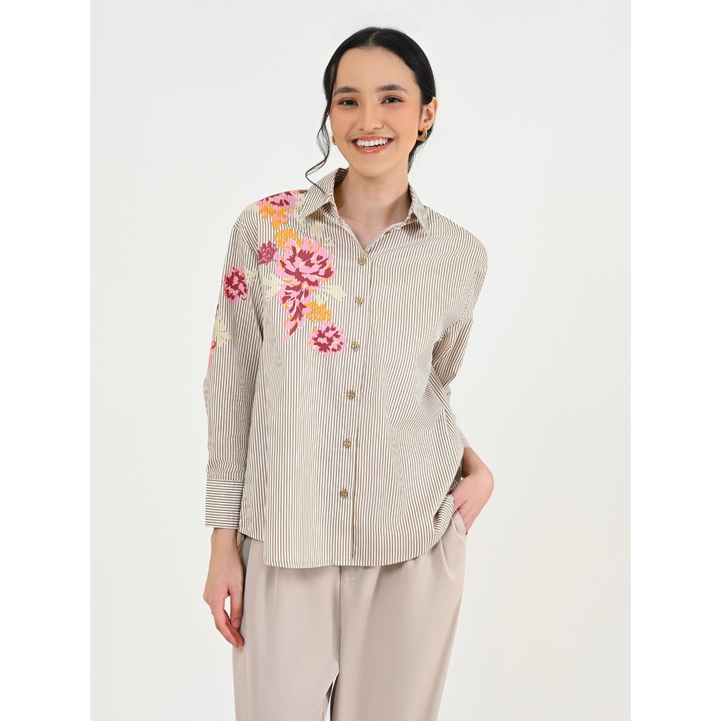 Geulis.id ADSILA SHIRT / KEMEJA PRINTED WANITA (3 warna)