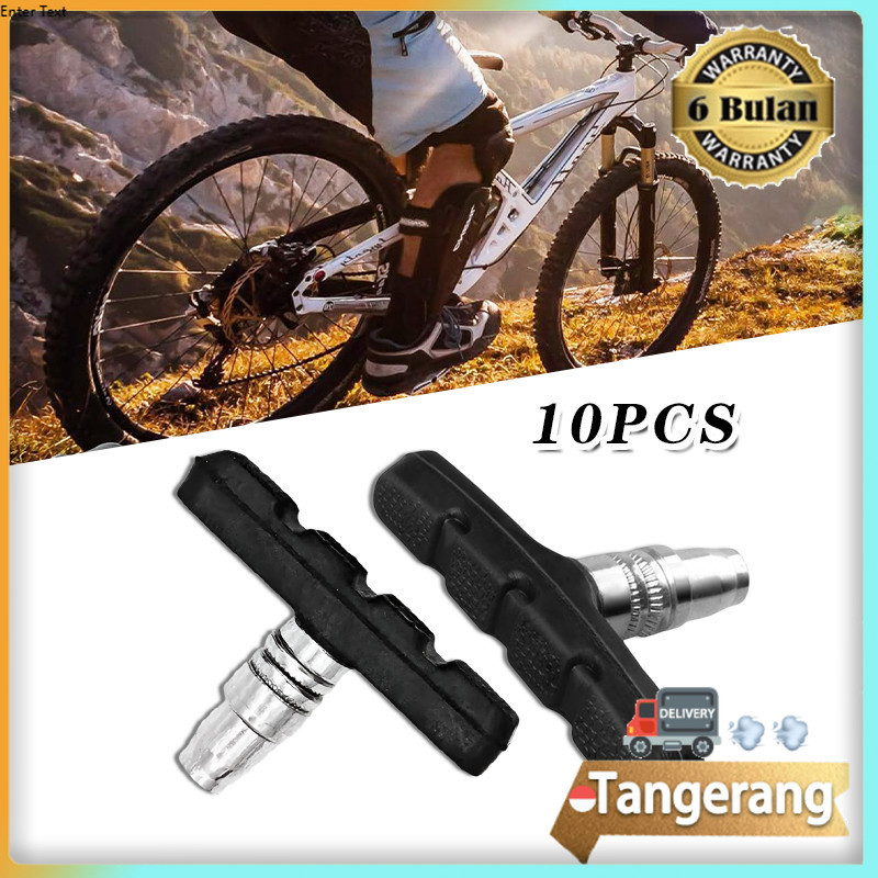 10pcs Kampas Rem Sepeda BMX MTB Lipat / Kampas Rem Vbrake / Karet Rem Sepeda Universal