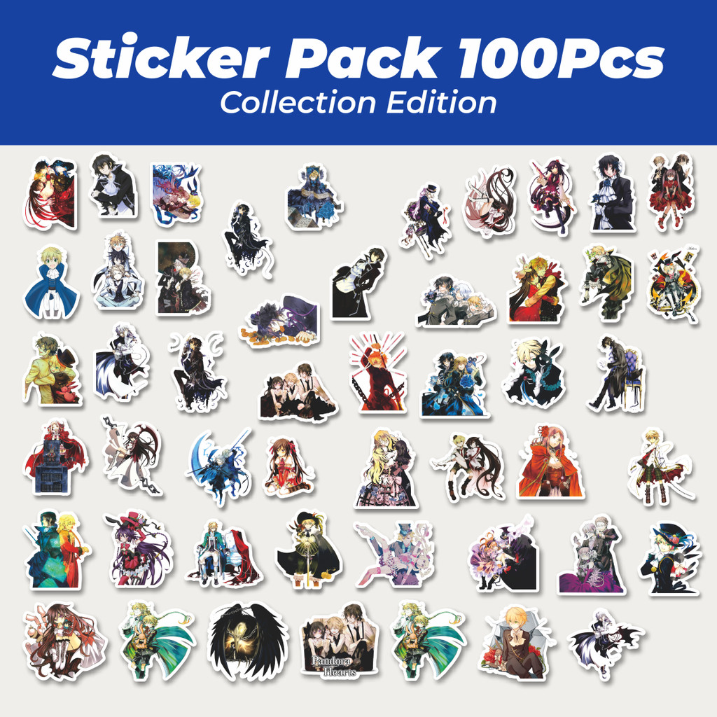 

Hot Stiker Anime Series Pandora Hearts Mix 1 Lucu Anti Air Stikers Berperekat Waterproof Sticker Decal Buat Motor Helm Buku Journal Koper Casing HP Laptop Botol Minum
