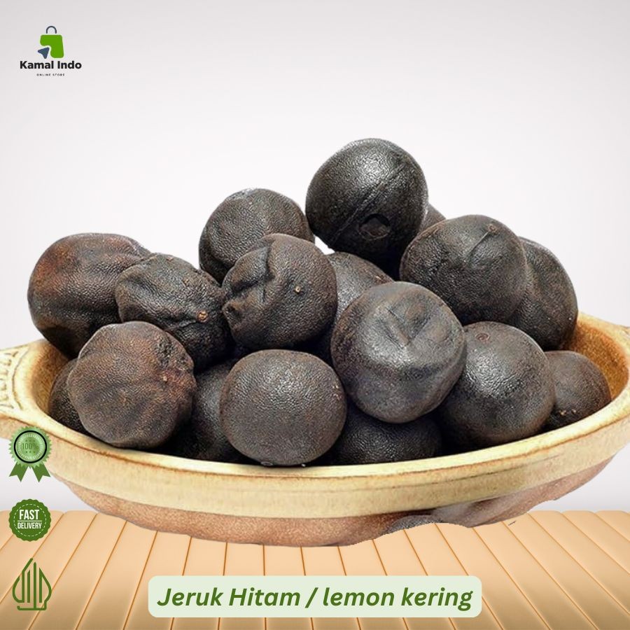 

Jeruk Hitam / lemon kering / Dried Lemon 100gr From Kamal Indo