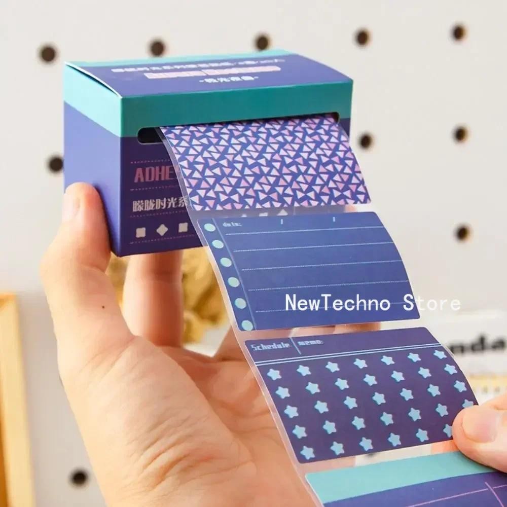 

New Creative Pull-out Roll Label Sticker Keypoints Marker Journal Agenda Adhesive Tape Notes INS Study Sticky Note