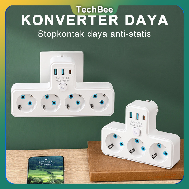 NEW PRODUK TECHBEE STOP KONTAK DINDING STOP KONTAK TEMPEL DINDING STOP KONTAK SAKLAR STOP KONTAK 4