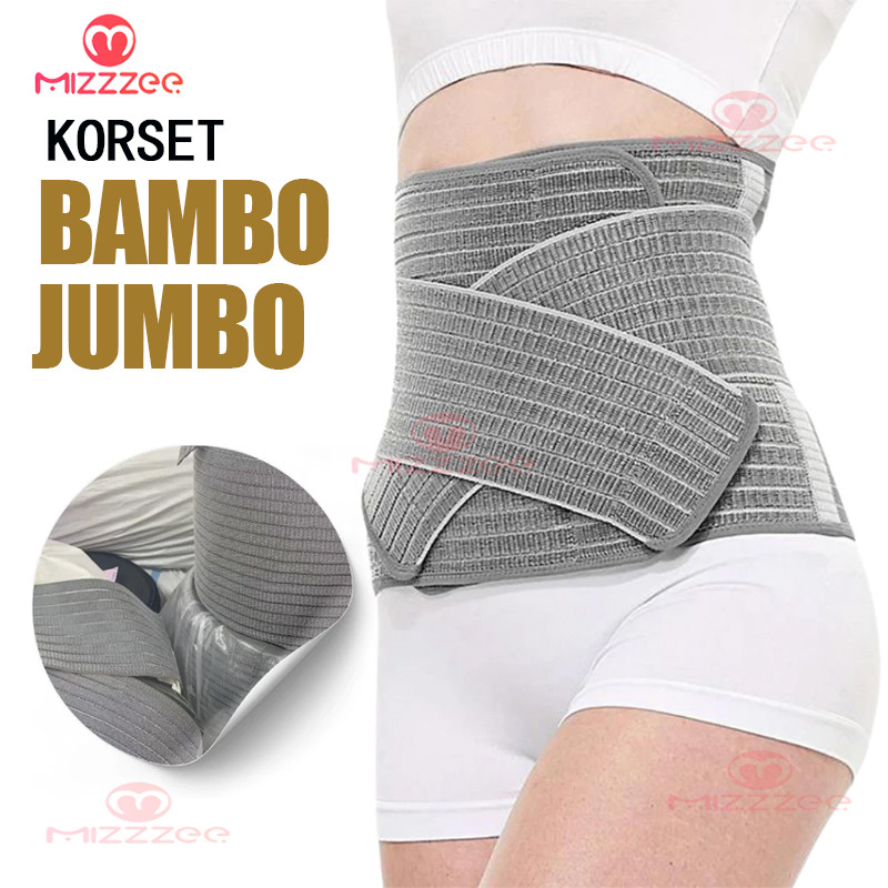 Mizzzee - Korset Postpartum Bamboo Korset Bamboo Pasca Melahirkan BIG SIZE Korset Pelangsing Perut B