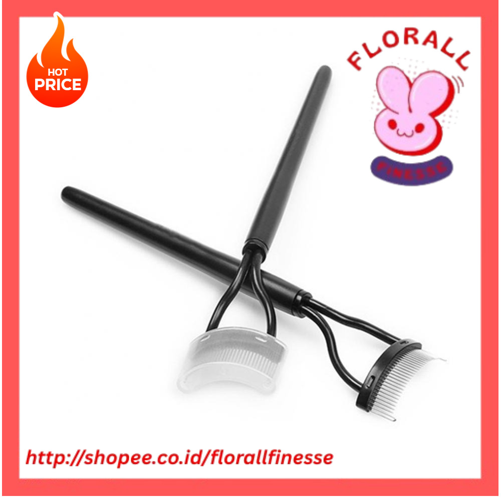 Eyelash Curler Steel Needle Eyelashes Extension Brush Comb Lash Separator Beauty Eyelash Curler Make