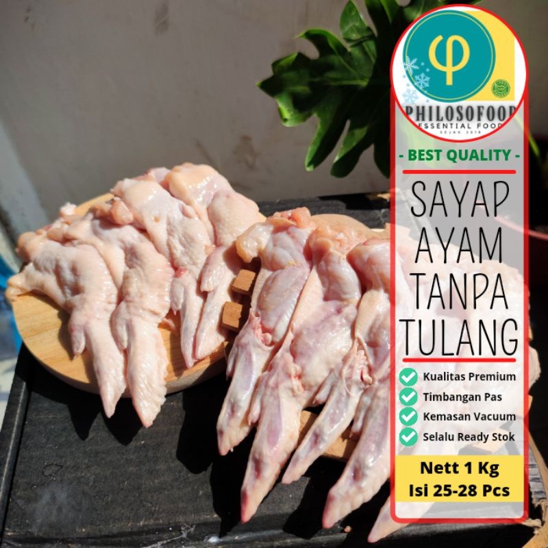 

Sayap Ayam Tanpa Tulang 1 Kg | Boneless Chicken Wings | Tori No Teba | Daging Ayam Sayap | Ayam Potong