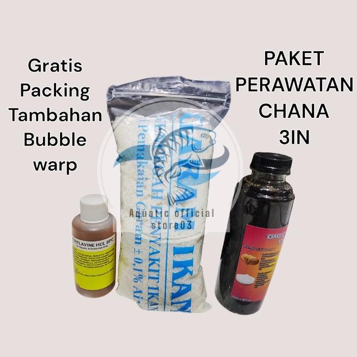 Perawatan chana 3in / perawatan ikan chana / perawatan ikan chana lengkap / perawatan chana / perawa