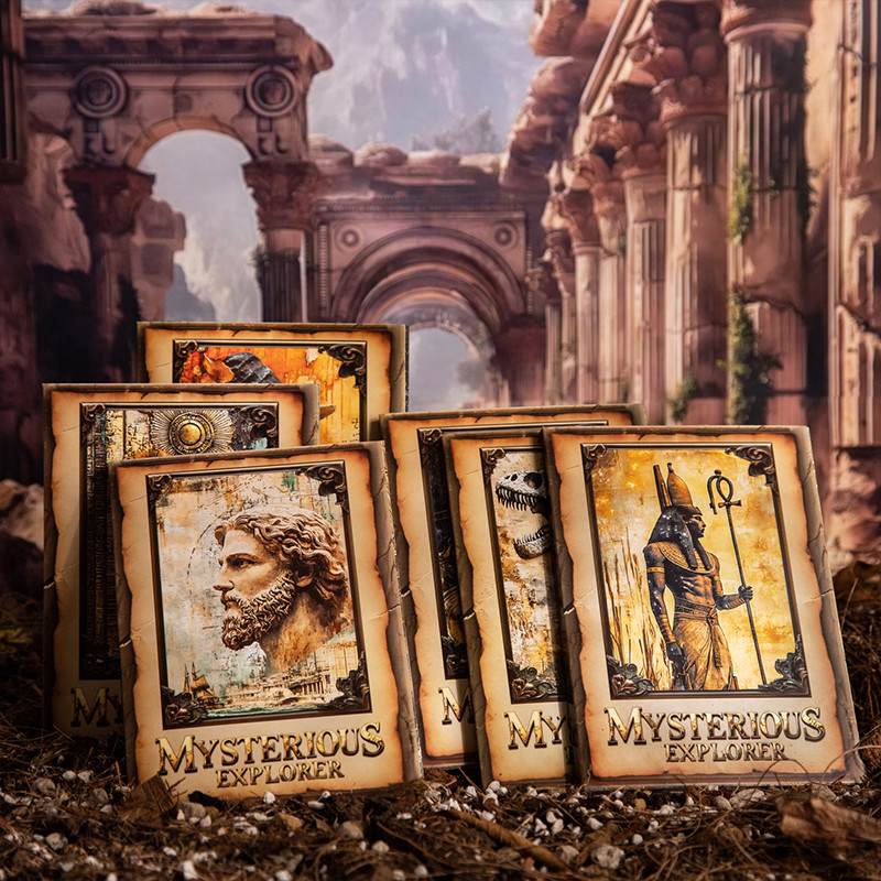 

6packs/Lot Mysterious explorer series retro paper message paper memo pad