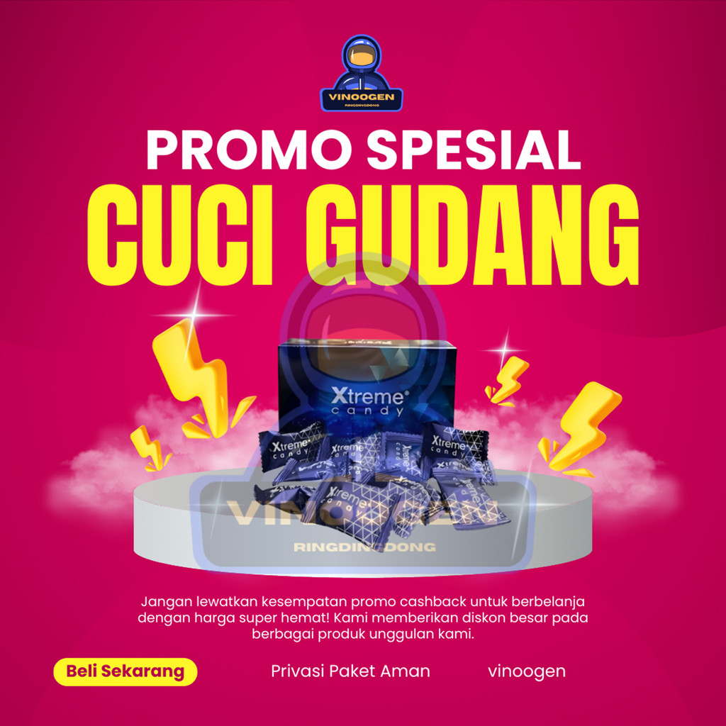 PERMEN PREMIUM XTREME CANDY ORIGINAL - PERMEN STAMINA-PRIA 1BOX ISI 30PCS ASLI TOP