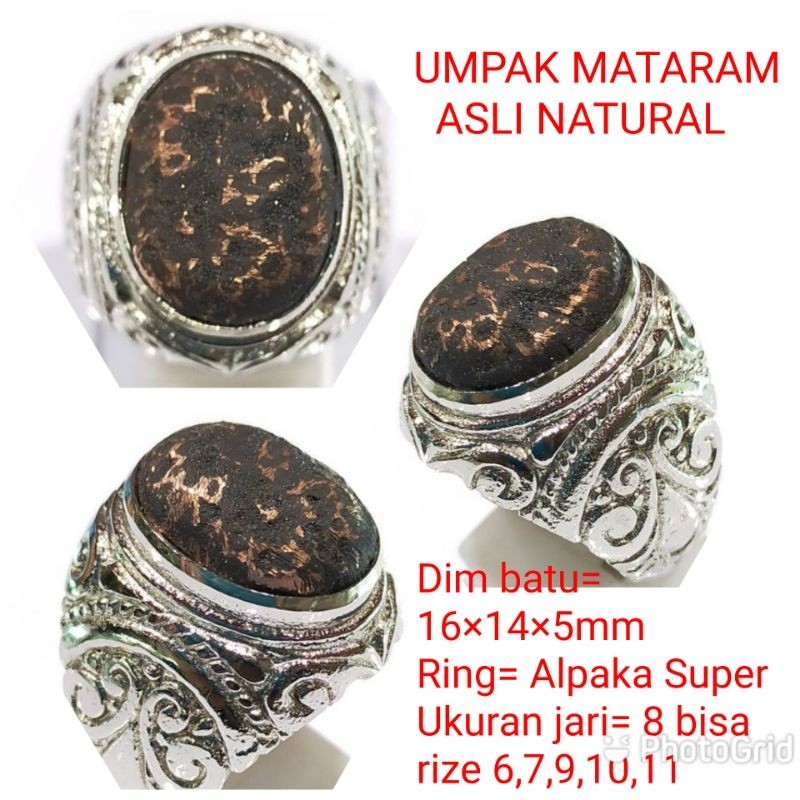 CINCIN BATU UMPAK MATARAM ASLI NATURAL