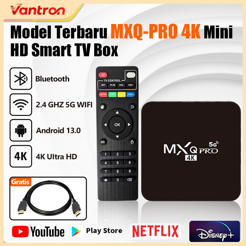MXQ PRO 5G mini Smart TV Box Dual Wifi Media Player Set Top Box 4K Android 10.0 OS RK3228A CPU 8+128