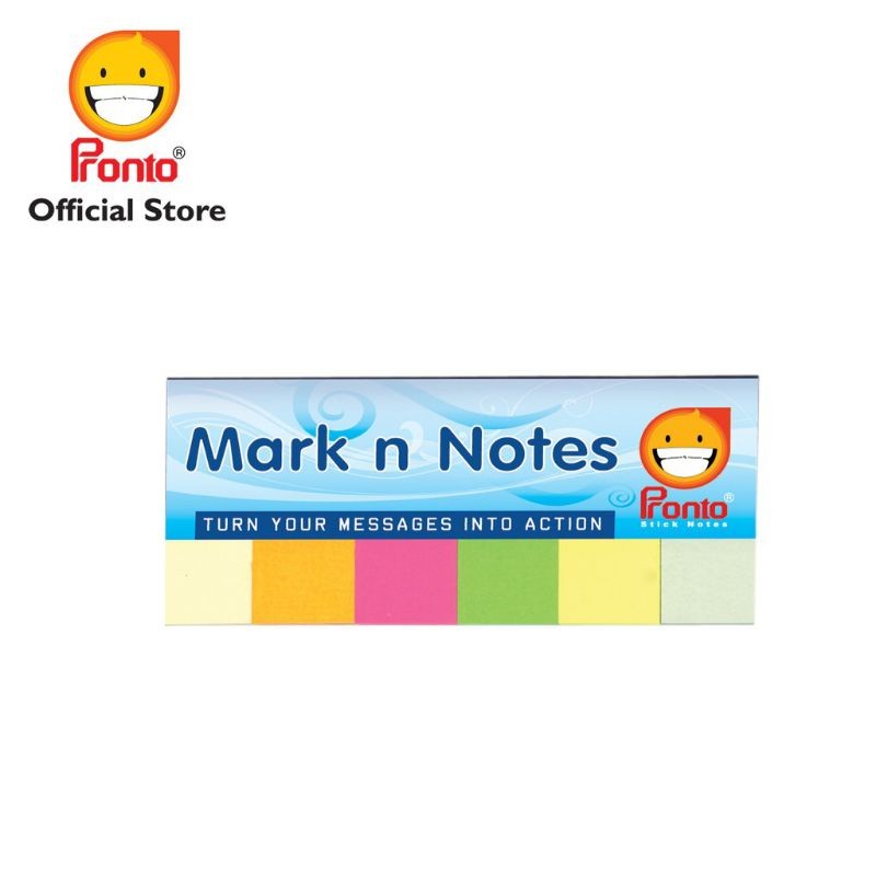 

Memo Stick Pronto Mark n Notes 6 warna ( 1set/6wrn )