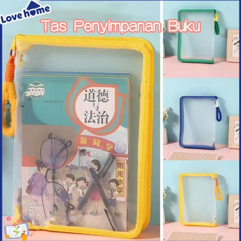 Tas Penyimpanan Dokumen Kantong Dokumen Tahan Air Kantong Jinjing Transparan Tas Penyimpanan Dokumen