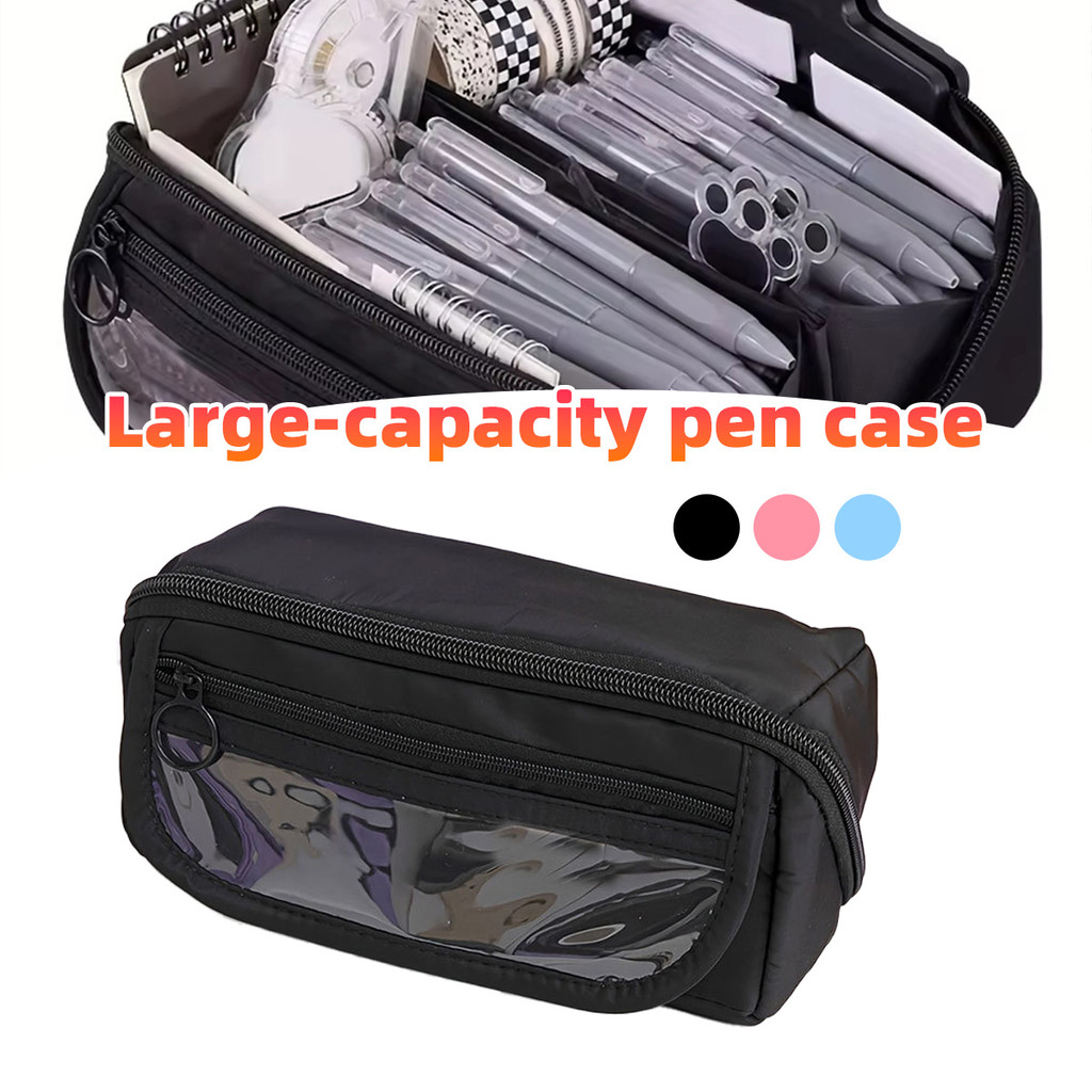 

Material EVA Ringan/Tas Pensil 9 Slot/Transparan Mudah Cari Barang/Untuk Kantor & Sekolah