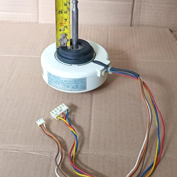 Motor Fan Indoor AC Panasonic A921355 YFNPG15-4A 220-240V 50Hz 230V 60Hz 0.202A 15W 4P 1.5uF/400V Be